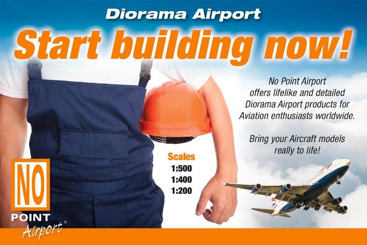 Diorama Airport producten, Hobby en Vrije tijd, Modelbouw | Vliegtuigen en Helikopters, Nieuw, Vliegtuig, 1:200 of kleiner, Overige merken