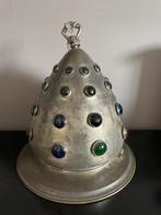 Koperen  hanglamp met gekleurd glas Nanny Still stijl, Ophalen of Verzenden, Zo goed als nieuw, Minder dan 50 cm