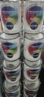 Mooie partij 130 liter Histor Muur structuurverf wit, Doe-het-zelf en Verbouw, Verf, Beits en Lak, Ophalen, Zo goed als nieuw