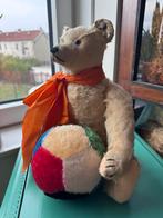 Antieke Steiff beer 45 cm in zeer goede staat met knop, Ophalen of Verzenden, Steiff