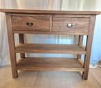 Hele mooie nieuwe teakhouten side table., Huis en Inrichting, Tafels | Sidetables, Ophalen, 50 tot 100 cm, Nieuw, Overige houtsoorten