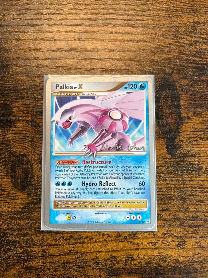 Palkia LV.X - World Championships 2009, Hobby en Vrije tijd, Verzamelkaartspellen | Pokémon, Gebruikt, Losse kaart, Ophalen of Verzenden