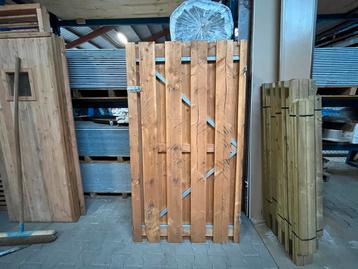 Houten Tuindeur 180x100cm - 2 stuks beschikbaar voor biedingen