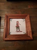 Antieke Makkumer Tegeltjes - Handbeschilderd, Antiek en Kunst, Antiek | Wandborden en Tegels, Ophalen of Verzenden