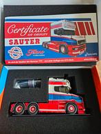Tekno Scania T Sauter, Hobby en Vrije tijd, Modelauto's | 1:50, Ophalen of Verzenden, Zo goed als nieuw, Bus of Vrachtwagen, Tekno