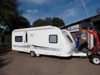 Hobby 560 CFE Excellent rond zit/ lengte bed/ mover/ luifel, Caravans en Kamperen, Caravans, Schokbreker, Rondzit, Hobby, Bedrijf