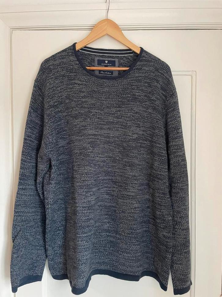 Mooie blauwe trui Basefield mt XL, Kleding | Heren, Truien en Vesten, Zo goed als nieuw, Maat 56/58 (XL), Blauw, Ophalen of Verzenden