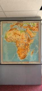 Mooie oude vintage schoolkaart Afrika, Ophalen, Aardrijkskunde