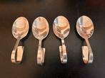 Verzilverde Amuse Lepels - Set van 4, Huis en Inrichting, Ophalen of Verzenden, Zo goed als nieuw, Overige materialen, Los bestek