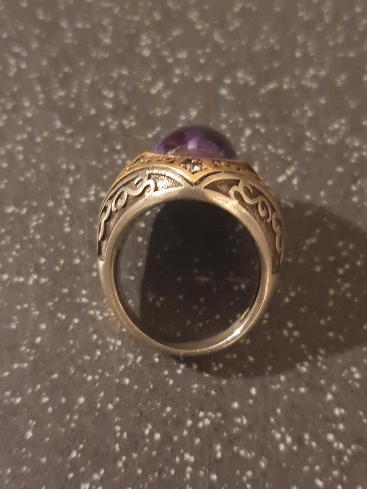 Midden Oosten Style Sultan Ring 925 Silver, Sieraden, Tassen en Uiterlijk, Ringen, Zo goed als nieuw, Heer, 18 tot 19, Zilver