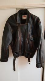 Donkerbruine leren jas maat XL, Ophalen of Verzenden, Tweedehands, Jas | leer, Traveller