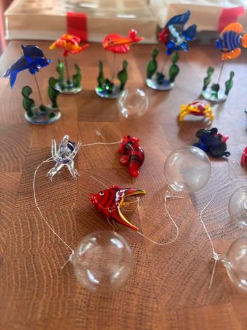 Murano miniaturen glaswerk voor aquarium beschikbaar voor biedingen