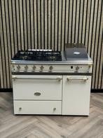 Luxe Crème Lacanche Fornuis Gas + Gasoven en Frituur 110cm, Witgoed en Apparatuur, Fornuizen, Ophalen of Verzenden, Grill, Gas