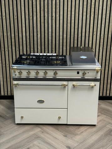 Luxe Crème Lacanche Fornuis Gas + Gasoven en Frituur 110cm beschikbaar voor biedingen
