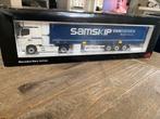 Mercedes Benz Actros Samskip vanDieren NZG, Ophalen of Verzenden, Zo goed als nieuw, Bus of Vrachtwagen, NZG