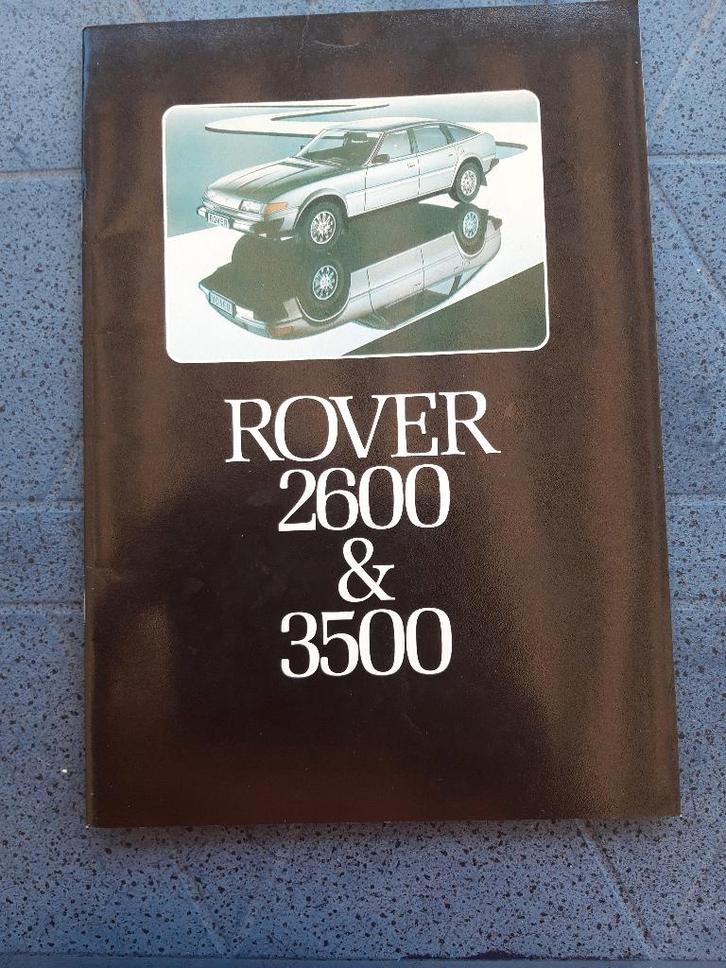 folder Rover 2600 & 3500 - Nederlands / Vlaams, Boeken, Auto's | Folders en Tijdschriften, Zo goed als nieuw, Overige merken, Ophalen of Verzenden