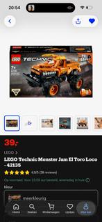 LEGO Technic Monster Jam El Toro Loco 42135, Ophalen of Verzenden, Nieuw, Complete set, Lego