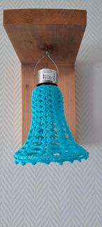 Gehaakte Lantaarn met Solar Lamp, Glas, Nieuw, Ophalen of Verzenden, Minder dan 50 cm