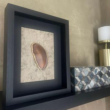 Agaat in Lijst - Agaatsteen - Decoratielijst beschikbaar voor biedingen
