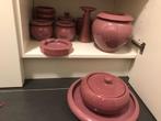Fruitschaal, vaas, (bloem)potjes oud roze, Ophalen, Overige materialen, Overige kleuren, Zo goed als nieuw