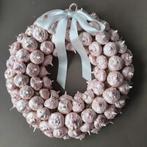 Handgemaakte krans in roze Afgeprijsd!, Verzenden, Nieuw