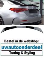 Spoiler Achterklep Lip glans Zwart Voor MB C Klasse W206 AMG, Ophalen of Verzenden
