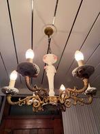 Hanglamp met 6 lampen, Huis en Inrichting, Lampen | Kroonluchters, Ophalen, Gebruikt, Metaal