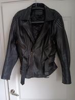 te koop leren jas, Kleding | Heren, Jassen | Winter, Ophalen, Gedragen, Maat 56/58 (XL), Zwart