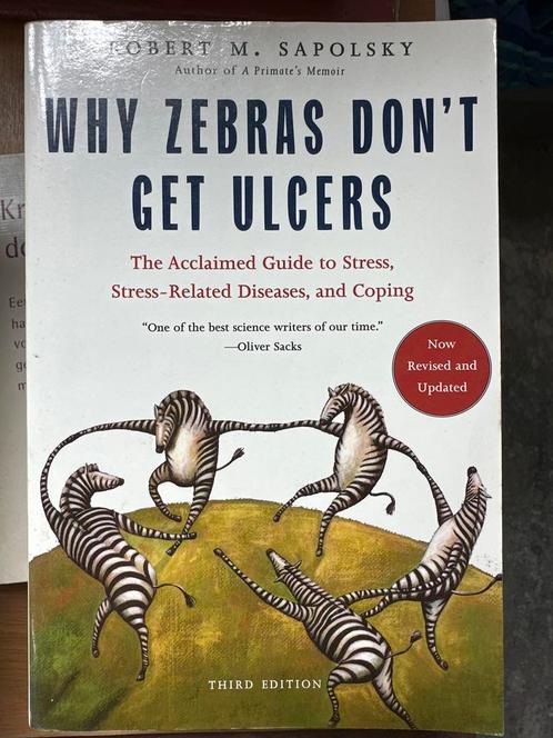 Waarom Zebra's Geen Maagzweren Krijgen ENGELS, Boeken, Psychologie, Gelezen, Overige onderwerpen, Ophalen of Verzenden