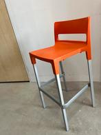S-CAB Kruk  Divo Oranje, Ophalen, Kunststof, Met voetsteun, 60 tot 90 cm