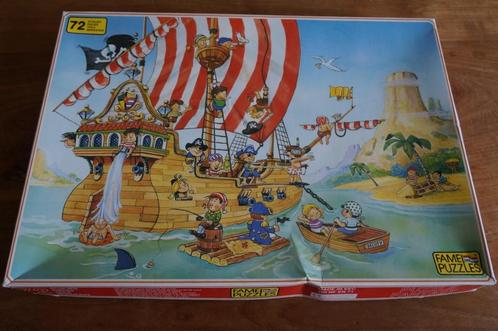 Puzzel van piraten (72 stukjes), Kinderen en Baby's, Speelgoed | Kinderpuzzels, 4 tot 6 jaar, Meer dan 50 stukjes, Ophalen of Verzenden