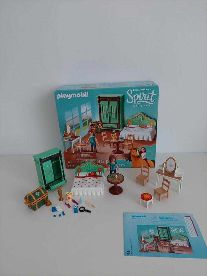 9476 Playmobil Lucky's slaapkamer, Kinderen en Baby's, Speelgoed | Playmobil, Zo goed als nieuw, Complete set, Ophalen of Verzenden
