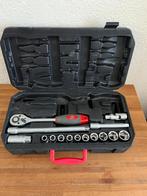 Topcraft doppenset gereedschapskoffer tool set  doppendoos, Auto diversen, Ophalen of Verzenden, Zo goed als nieuw