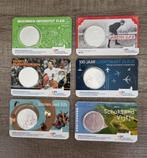 coincard Luchtvaart Wageningen Schokland ver zilver d, Postzegels en Munten, Munten | Nederland, Ophalen of Verzenden, Koningin Beatrix