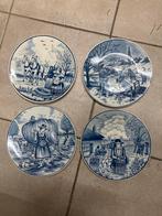 Delfts Blauwe Wandborden Set, Antiek en Kunst, Antiek | Wandborden en Tegels, Ophalen of Verzenden