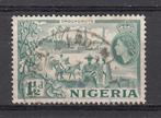 Nigeria Eng Kol met koningin en paarden, Postzegels en Munten, Verzenden, Nigeria, Gestempeld