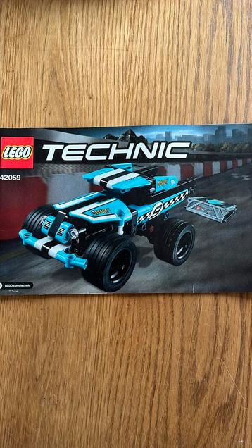Lego technic 42059 stunt truck, pull back racer beschikbaar voor biedingen