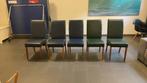 Eetkamerstoelen Avanti, Ophalen, Gebruikt, Blauw, Hout