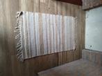 Geknoopt jute/katoen beige vloerkleed, Huis en Inrichting, Ophalen, 100 tot 150 cm, Beige, 50 tot 100 cm