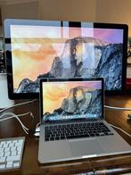 MacBook Pro 13" Retina 2015 + LED Cinema Display, Computers en Software, Apple Macbooks, Gebruikt, 256 GB, 2 tot 3 Ghz, Qwerty