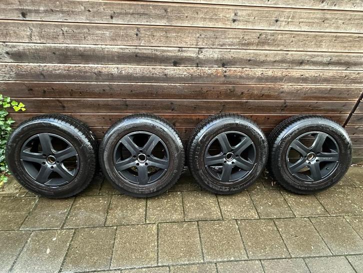 Winterbanden+velgen Mitsubishi Outlander 215/70/16, Auto-onderdelen, Banden en Velgen, Banden en Velgen, Winterbanden, 16 inch