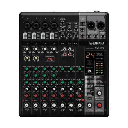 Yamaha MG10X mengpaneel, 10-kanaals, met effect processor, Muziek en Instrumenten, Mengpanelen, Nieuw, 5 tot 10 kanalen, Microfooningang
