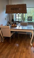 Bommel Eettafel + 4 Stoelen - 160 x 90 cm, Huis en Inrichting, Tafels | Eettafels, Ophalen, Gebruikt, 100 tot 150 cm, 50 tot 100 cm