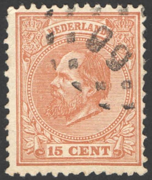Nederland NVPH nr 23 gestempeld Puntstempel 99, Postzegels en Munten, Postzegels | Nederland, Gestempeld, T/m 1940, Ophalen of Verzenden