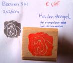 Bloemen 514 Houten stempel, Hobby en Vrije tijd, Ophalen of Verzenden, Gebruikt, Houten stempel