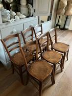 6 Antieke zeer oude handgemaakte caféstoelen Luterma, Ophalen