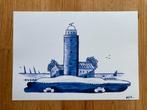 Print Vuurtoren Texel (A4), Ophalen of Verzenden