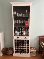 Hoge Kast Rivièra Maison Stijl, Ophalen, Gebruikt, 25 flessen of meer, 75 cm of meer