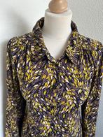 King Louie maat XL grafische paarse blouse 2260, Paars, Maat 46/48 (XL) of groter, Ophalen of Verzenden, Zo goed als nieuw