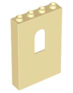 lego kasteel raam, paneel 1x4x5 beige (10), Ophalen of Verzenden, Nieuw, Losse stenen, Lego